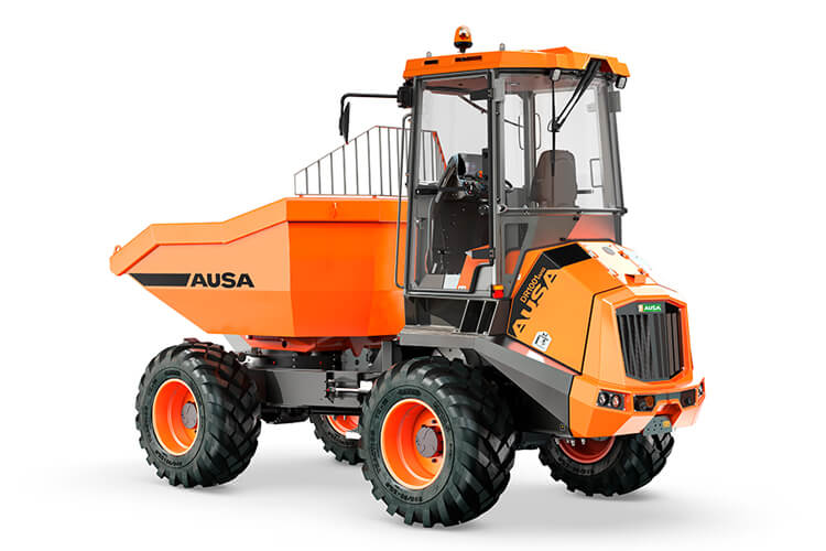 Capacidad de carga de 10.000 Kgs</br> Articulado</br> Descarga giratoria