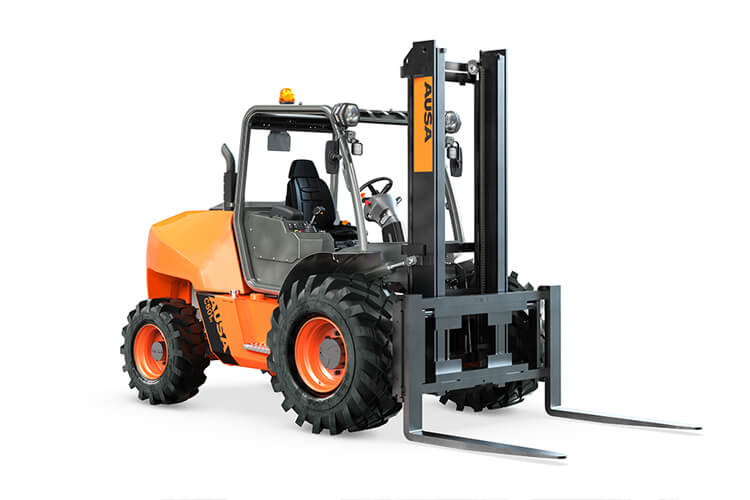 Capacidad de carga de 5.000 Kgs</br> Máxima elevación a 5.450 mm