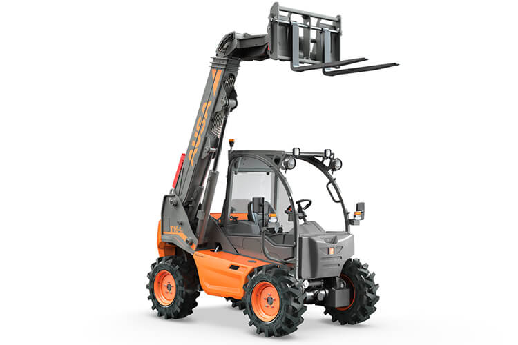 Capacidad de carga de 1.600 Kgs</br> Máxima elevación a 4.000 mm