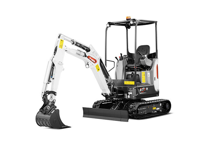 Peso operativo: 1.712 kgs</br> Profundidad de excavación: 2.230 mm</br> Potencia del motor: 10,1 kW