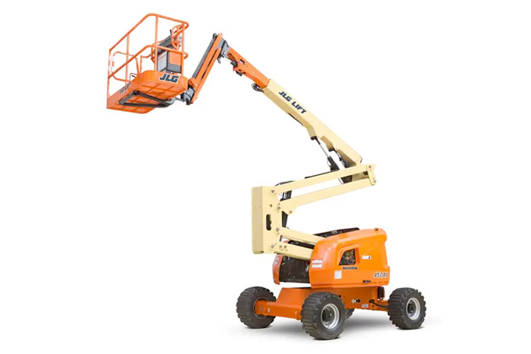 Alcance horizontal: 7,62 metros</br> Capacidad máxima: 250 kgs</br> Altura de trabajo: 15,72 metros